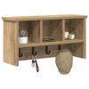 Wall Mounted Nightstand Artisan Oak 50 x 16 x 26 cm
