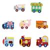 8PCS Cartoon Automobile Iron On Patches Embroidery Applique For Kids Clothing Jackets Backpacks Hat Bag Sewing Supplies