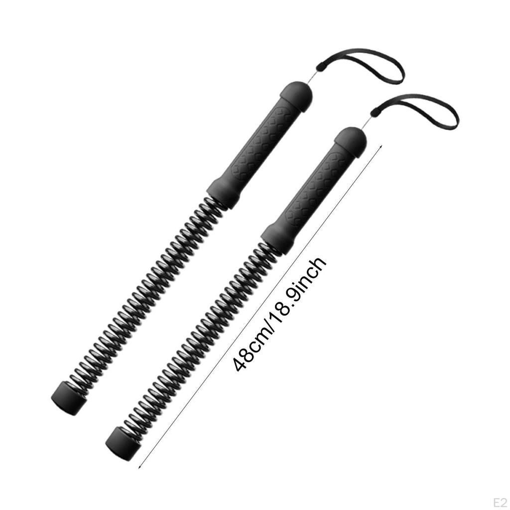 2 Pieces Ropeless Battle Rope Indoor Outdoor Portable Practical Workout
