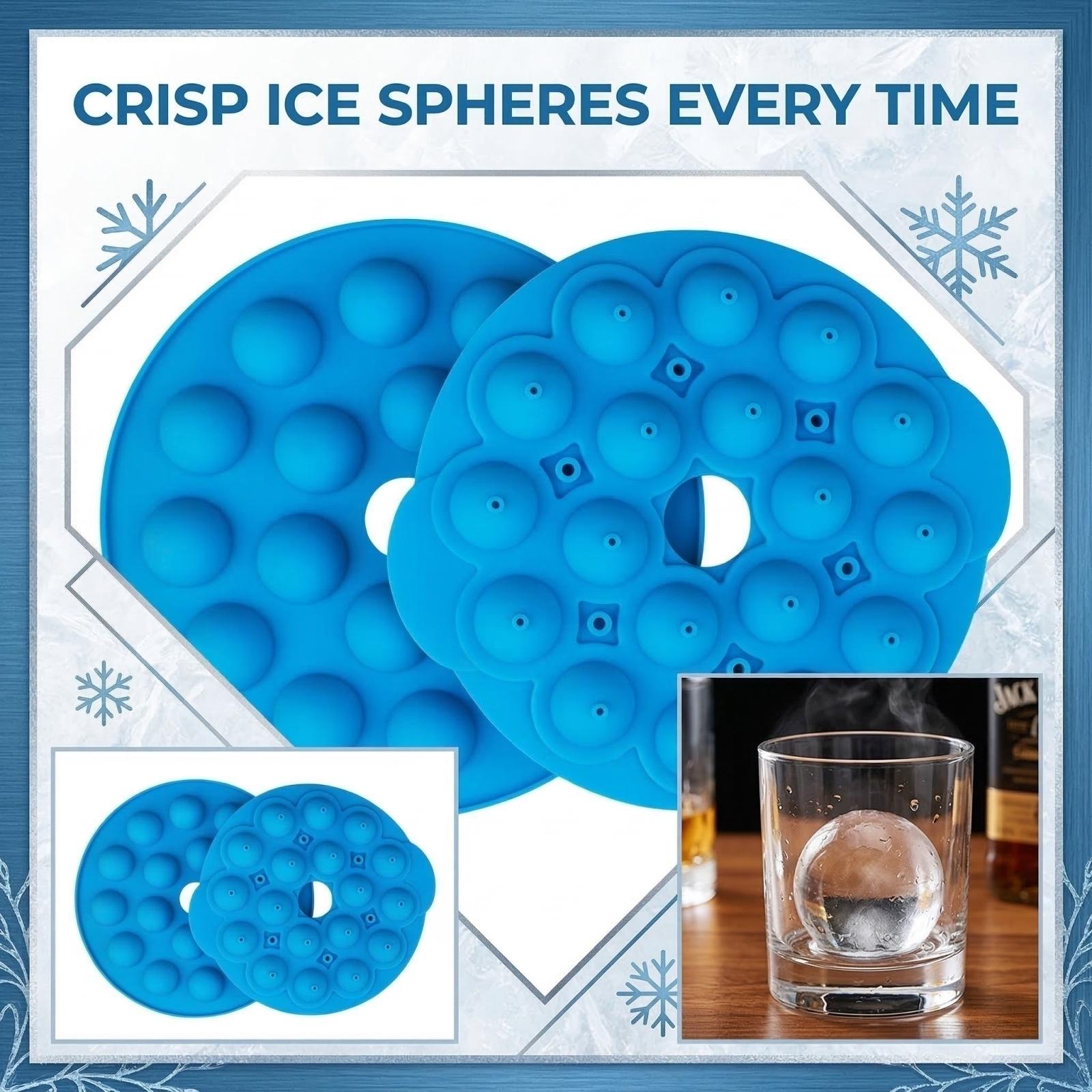 

Силиконовая форма для кубиков льда с крышкой для замораживания, контейнер для хранения, форма для ледяных блоков One Size синий