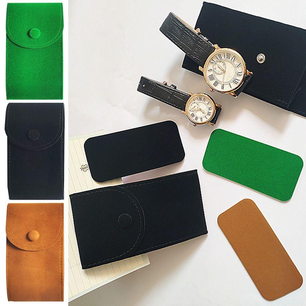 

New Velvet Dust Protect Portable Storage Bag Watches Pockets Gift Packaging Watch Boxes Case