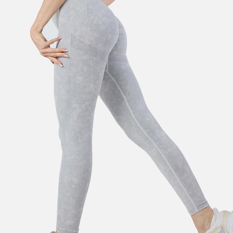 2024 Europäische & Amerikanische Nahtlose Yogahose Sexy Pfirsich-Lift Damen Leggings