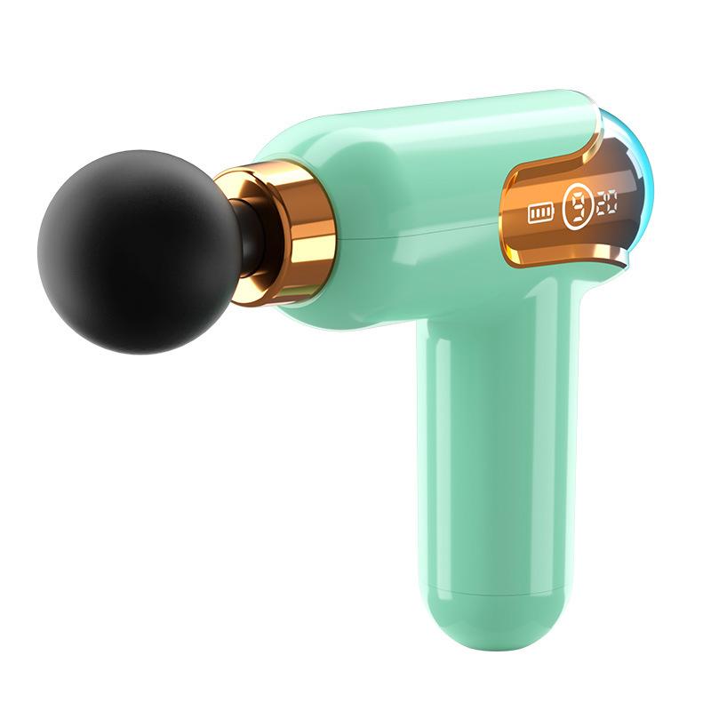 Masajator Compact Portabil Pistol Fascia Pistol de Masaj Percutant pentru Masajul Spatelui, Gâtului, Picioarelor și Taliei Masajator Muscular Profund pentru Bărbați și Femei