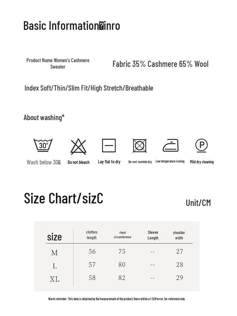 Fanzhen Women's Cashmere Camisole