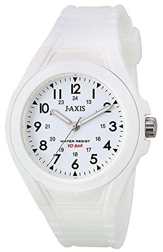 Наручные часы Sun Flame J-AXIS, Водонепроницаемость 10 АТМ, Спортивные, Повседневные, Пластиковый ремешок, AG1328-W, Белый