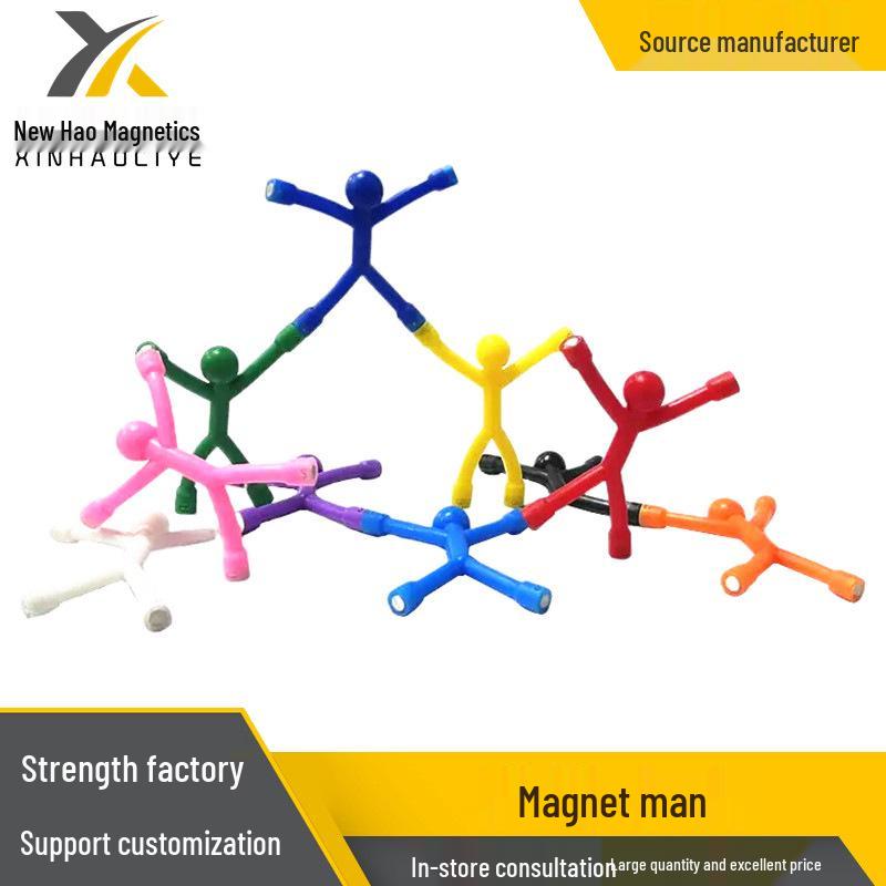 Colorful Magnetic Climbing Man Toy for Refrigerator and Wall