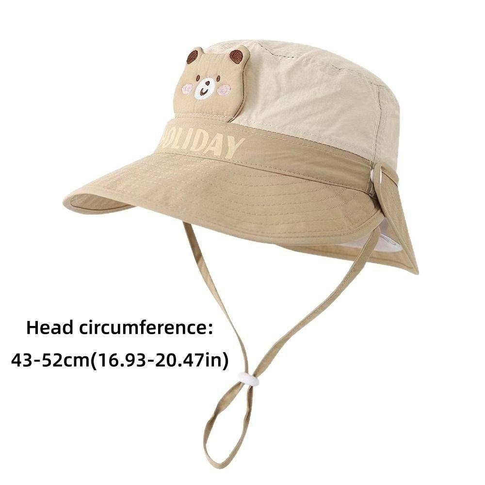 Breathable Sun Shade Hats Cute Style Panama Cap New Kids Fisherman Hat Outdoor Use