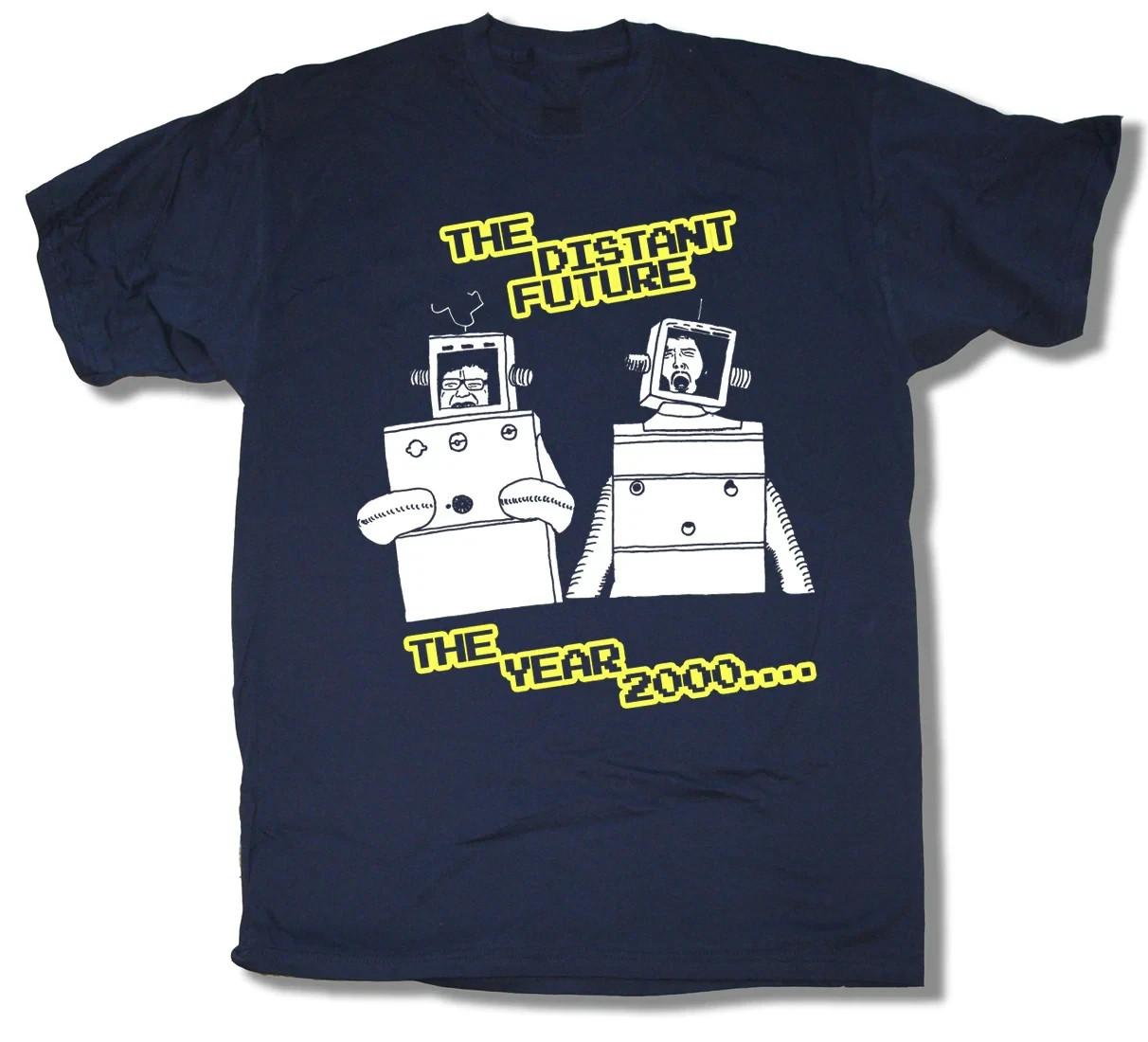 Flight Of The Conchords Band The Year 2000 T Shirt S-5XL Cotton Navy TT614 XL
