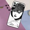Horror Manga Style Phone Case For iPhone 16 15 14 13 12 11 17 Pro Max 13 mini 16 Plus 16e 17 Air Bumper Cover
