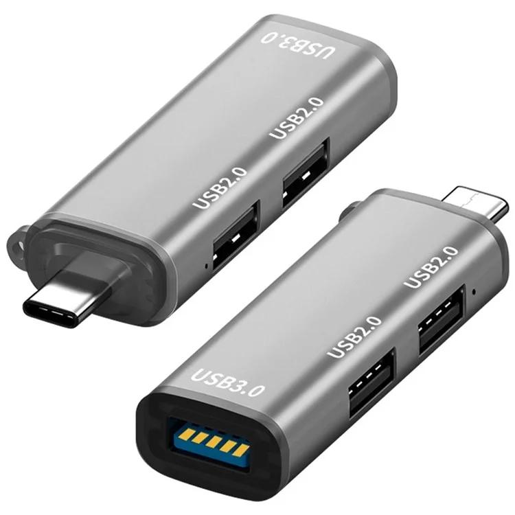 

ADS-302C Type-C Adapter Hub to USB 3.0 + Dual USB 2.0 Expansion Station
