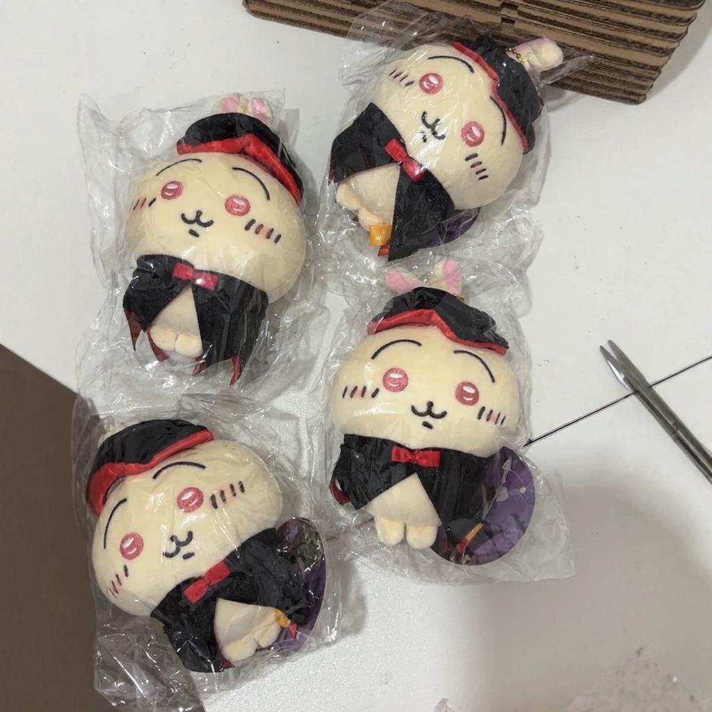 Usachi Chiikawa Animated Plush Doll Usagi Cute Sucking Halloween Pumpkin Usagi Pendant Baby Pendant Child Friend Gift