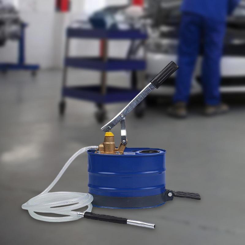 Oil Filling Barrel 5 L Thickened Oil Change Tool Manual Engine Oil Gear Oil Filler Hand Pressure Type for Truck Supplies Vehicle