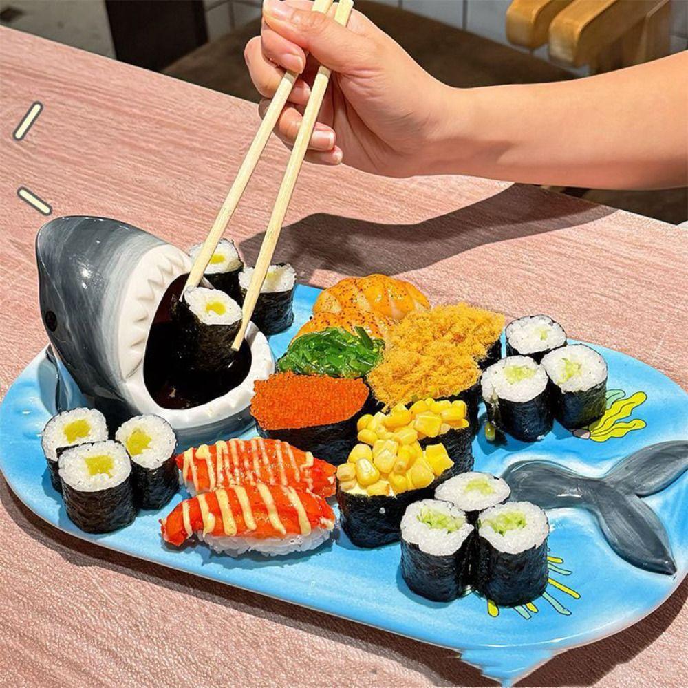 Japanese Style Sushi Serving Plate Cheese Board Food Serving Tray  Dining Table Kitchen Decor