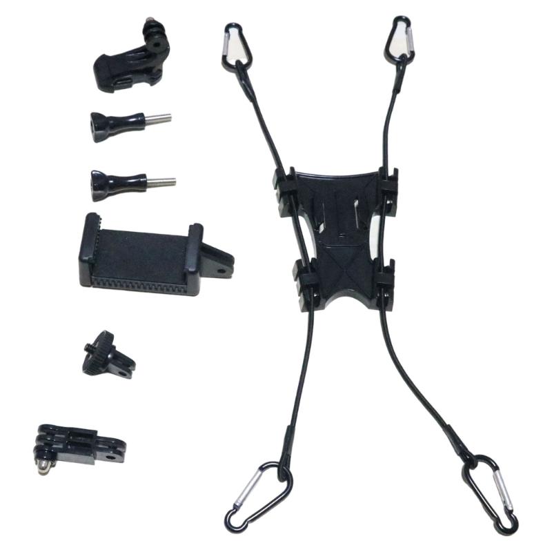 

Adjustable Shockproof Fence Mount for Action Camera Phone Baseball Tennis Paddle Board Swimming Flexible Grip Mount