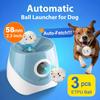 Automatic Pet Dog Ball Launcher Indoor Outdoor Interactive Dog Toy For Fetch Play Time with 3 Distance