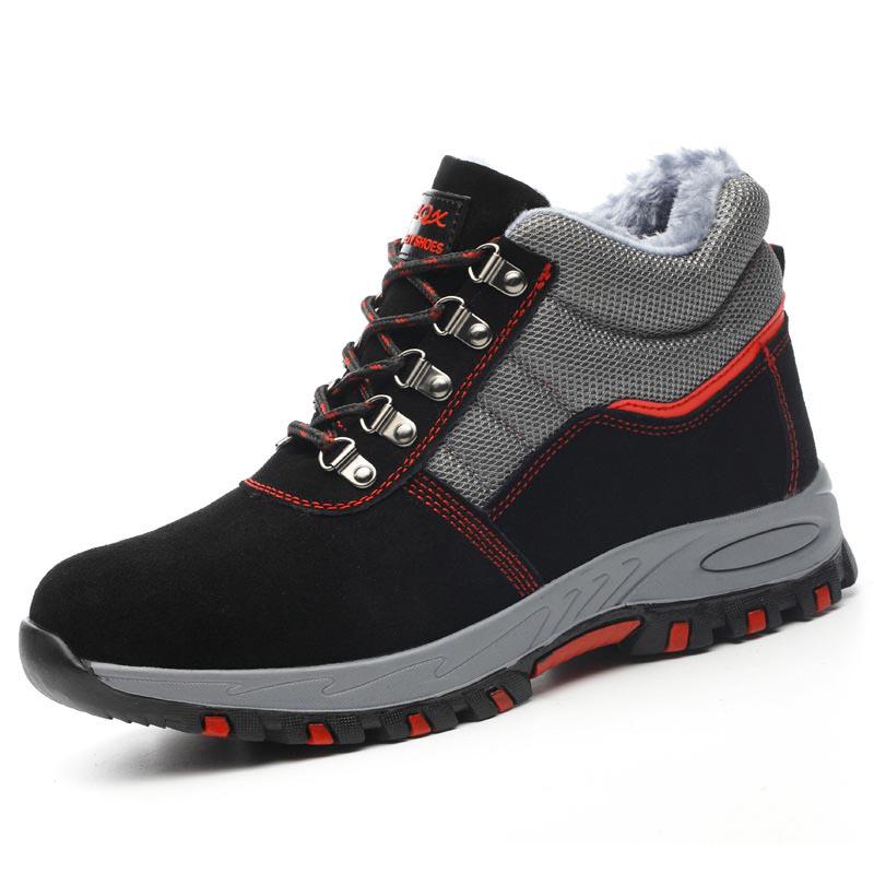 Stivale di sicurezza sul lavoro Scarpe antinfortunistiche anti-sfondamento Stivale da uomo Scarpe protettive da costruzione antiscivolo per esterno