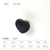1PC Heart-shaped Leather Drawer Handle Cabinet Door Brass Handle Kitchen Cabinet Black Blue Pink Gray