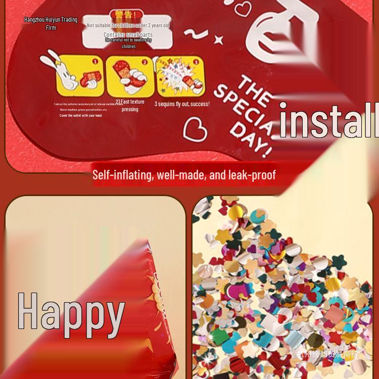 Automatic Wedding Confetti Popper Stick – Perfect for Engagement Photos and Celebrations