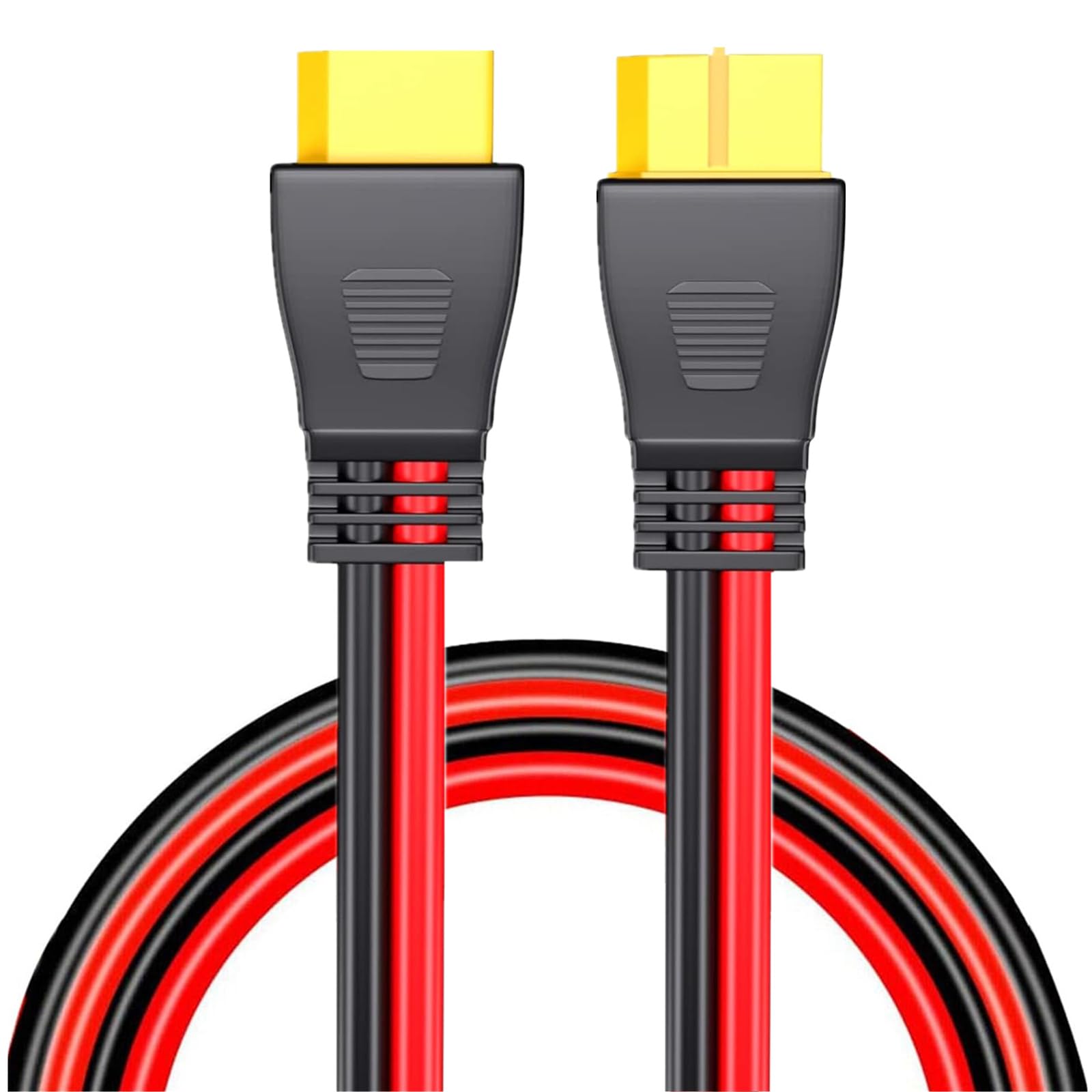 

Кабель XT60, роз єм XT60 тато-мама, 12AWG, 2 м, подовжувальний кабель XT60, для обладнання та матеріалів для виробництва сонячної енергії, портативне джерело живлення,