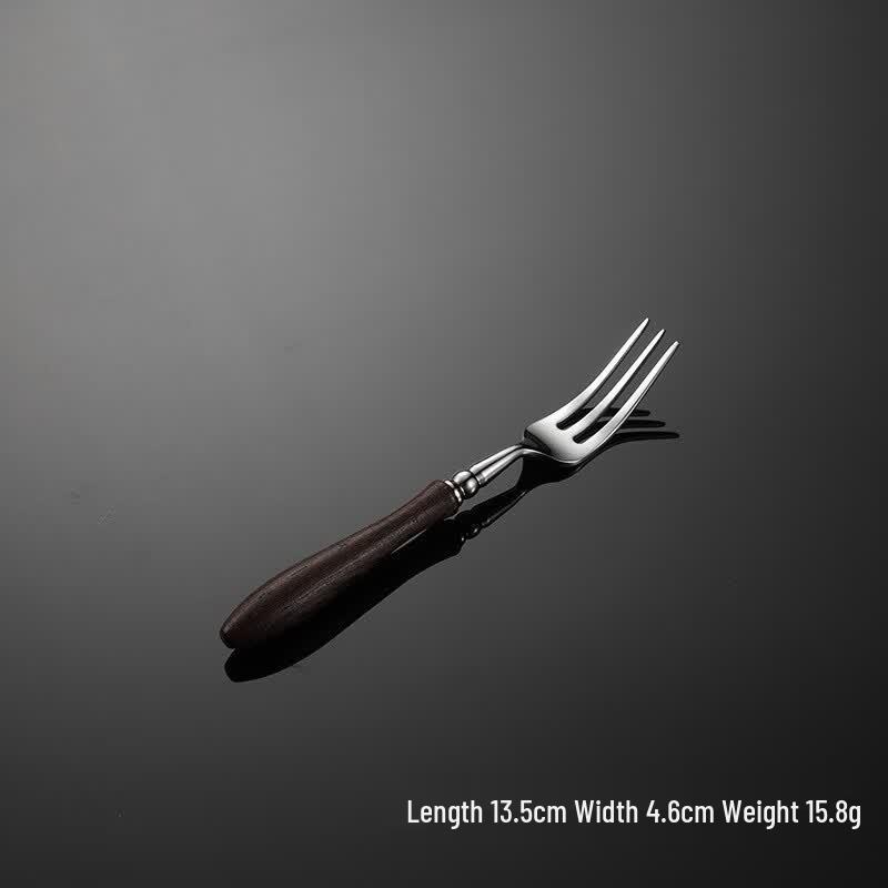 Qianxing 304 Stainless Steel Wenge Handle Cutlery Set