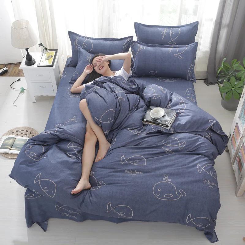 Cartoon Duck Duvet Cover Twin Queen Size, Cute Farmhouse Livestock Yellow Duck Bedding Set for Kids Boy Bedroom Decor 3/4pcs Set