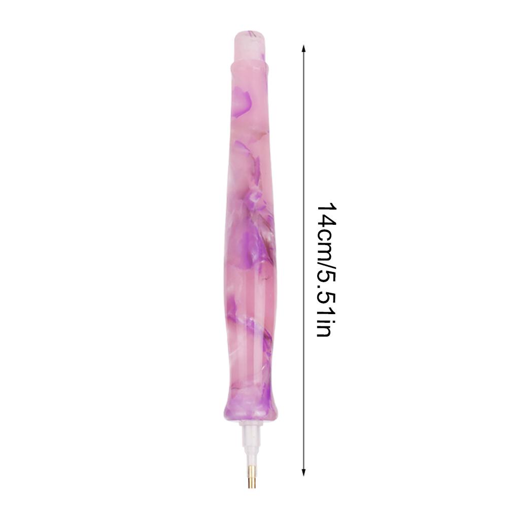 1 Set 5D Harz Diamantmalerei Stift mit Metall-Ersatzstiftspitzen Multi-Platziere Punktbohrerstifte für DIY Diamant-Nagelkunstwerkzeug