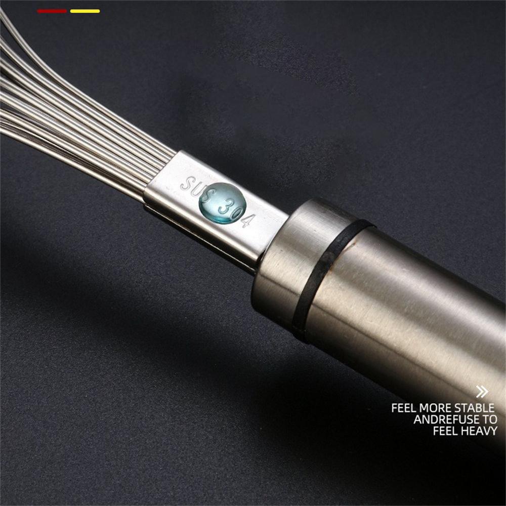 Stainless Steel Hand Egg Beater Whisk For Kitchen Blender Mixer Stirring Beating