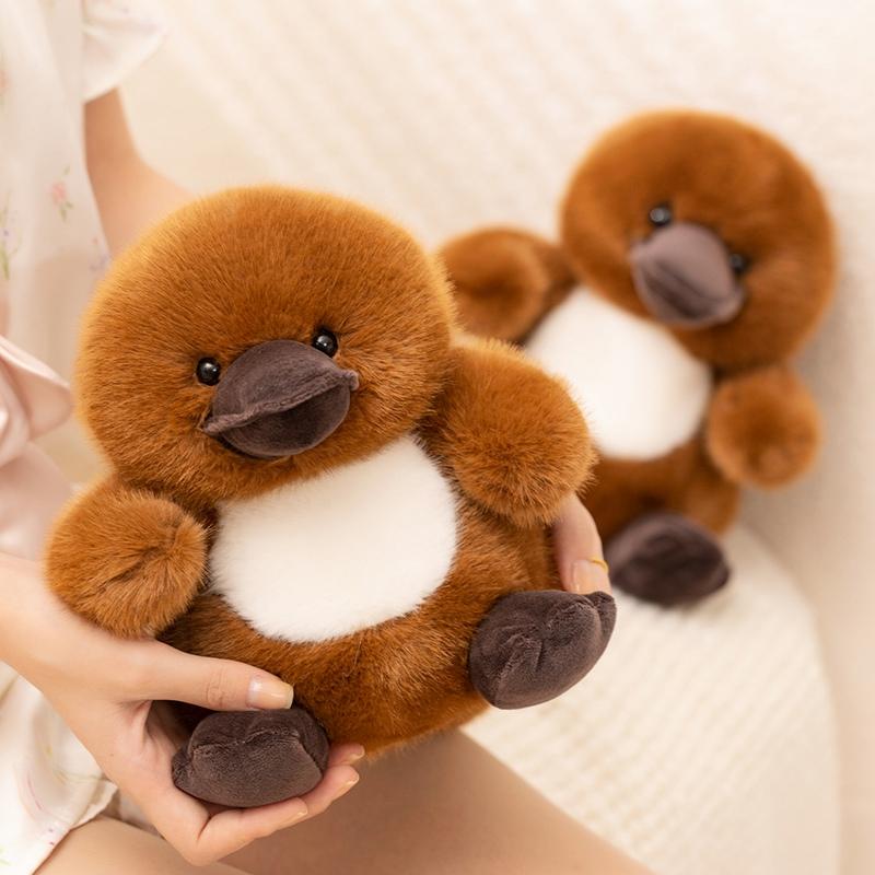 22cm Kawaii Soft Platypus Plush Toy 15cm Lifelike Platypus Plush Pendant Bagpack Decor Funny Keychain Kid Birthday Xmas Gift