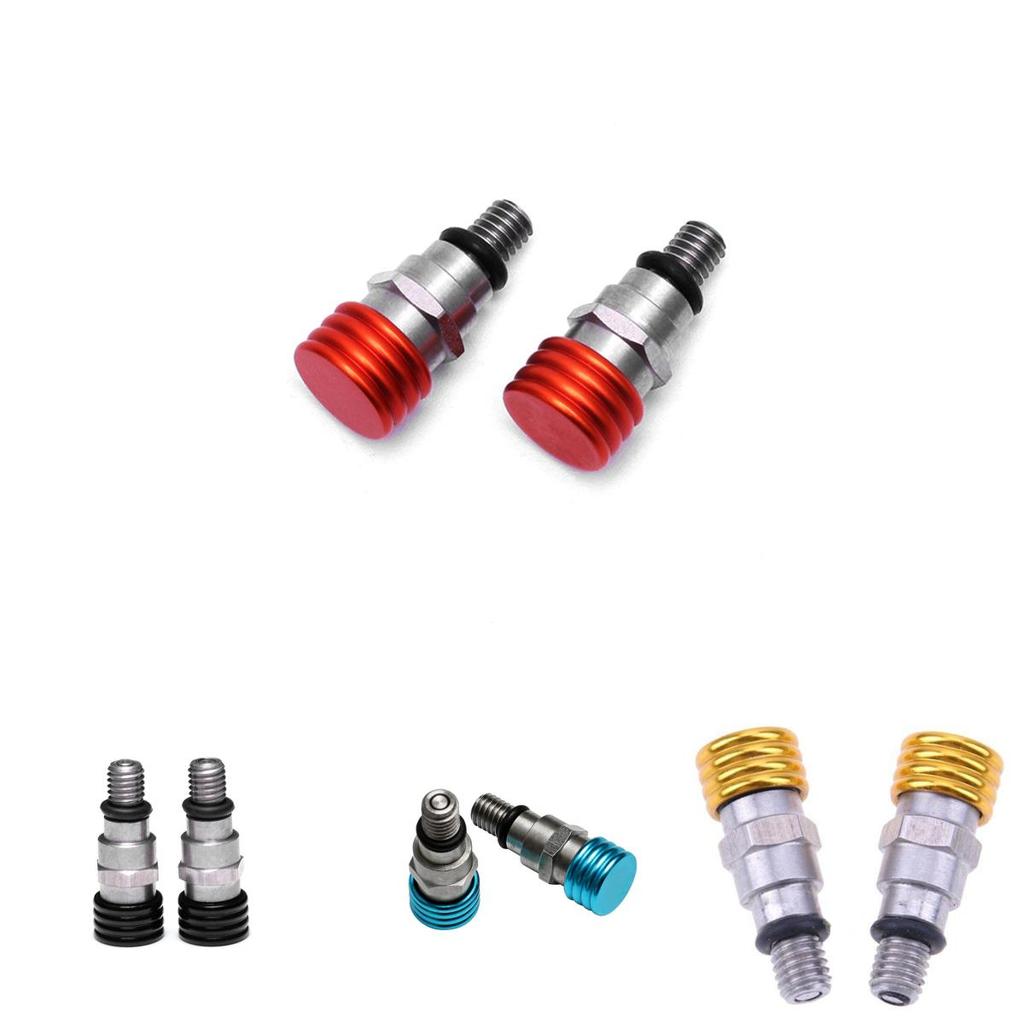 Premium Motocross Fork Air Bleeder Valves M5x08 With Cnc Anodized Aluminum Body For Showa And Kayaba Forks