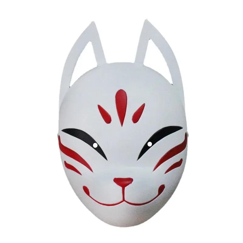 Genshin Impact Hanachirusato Cosplay Fuchsmaske Kazari Hanachiru Sato Maske Miko Halloween Karneval Japanische Gesichtsrequisiten