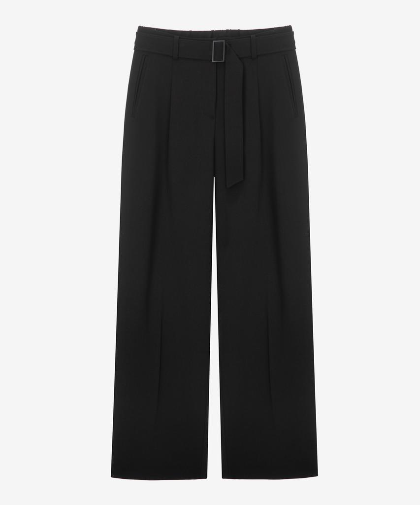 MIND BRIDGE WOMEN [W][Couture] Single-Pleat Wide Belted Slacks - 2 Colors Mypt6270