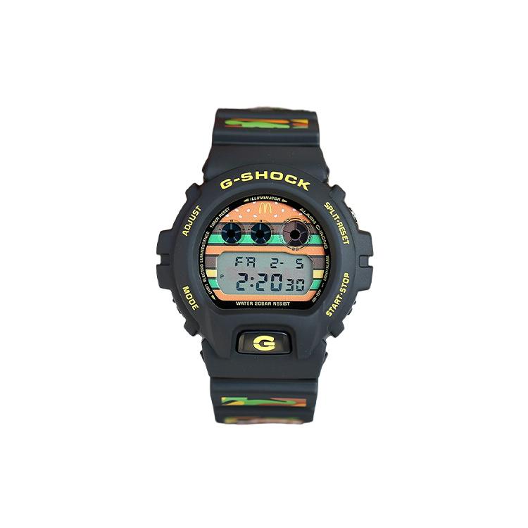 CASIO Unisex G-SQUAD Series Gray Watch DW-6900BigMac DW-6900BigMac Black Strap