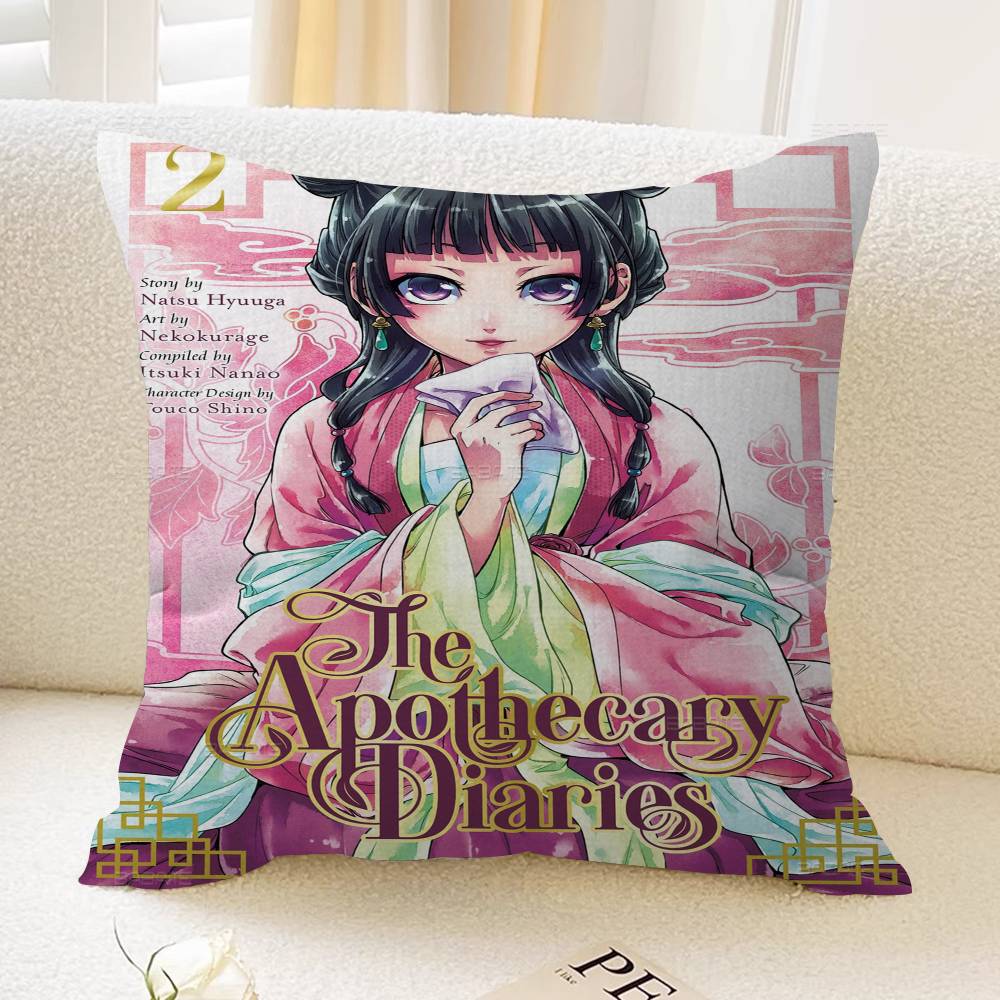 Anime The Apothecary Diaries Pillowcase toon Gift Cushion Cover Bedroom Home Sofa Chair Seat Decor pillow case
