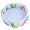 Piscina Gonfiabile Rotonda per Bambini Piccoli Portatile Gonfiabile Bambini Piccola Pompa Cartone Animato Dinosauro Piscina Interno