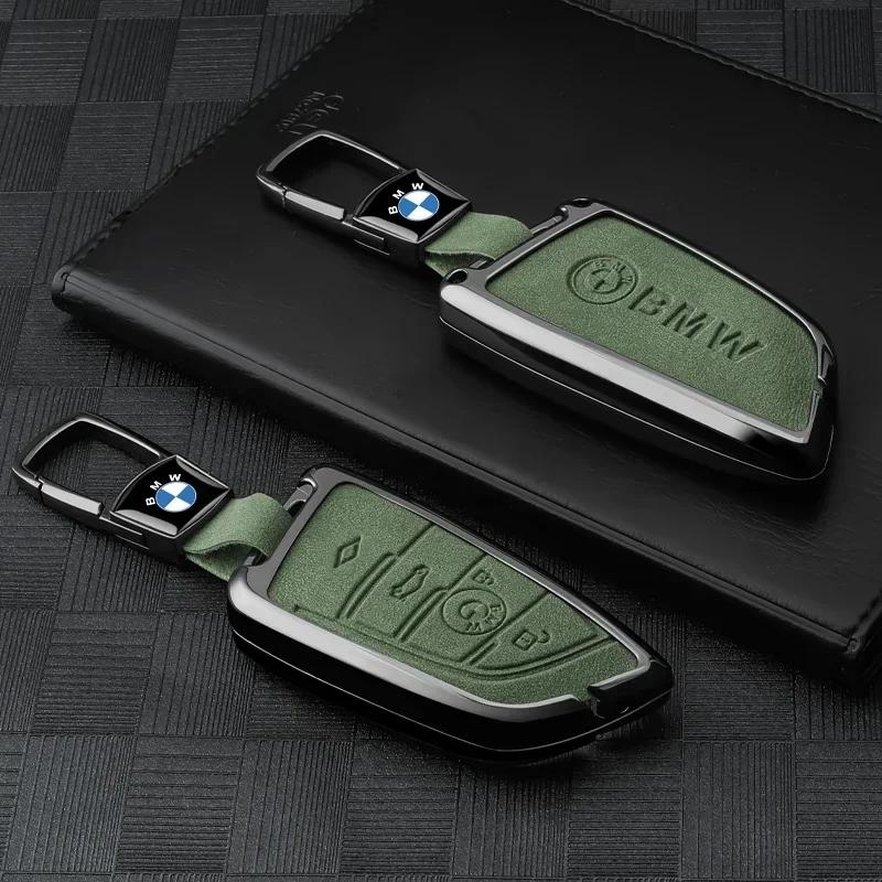 

Hot 2025 Zinc Alloy Car Key Case Cover for BMW 7 Series X1 X3 X4 X5 F15 X6 F16 520 525 G30 G11 F48 F39 f30 118i 218i 320i Car A