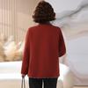 Yalu Elegant Women's Fall Lapel Jacket for Mature Adults