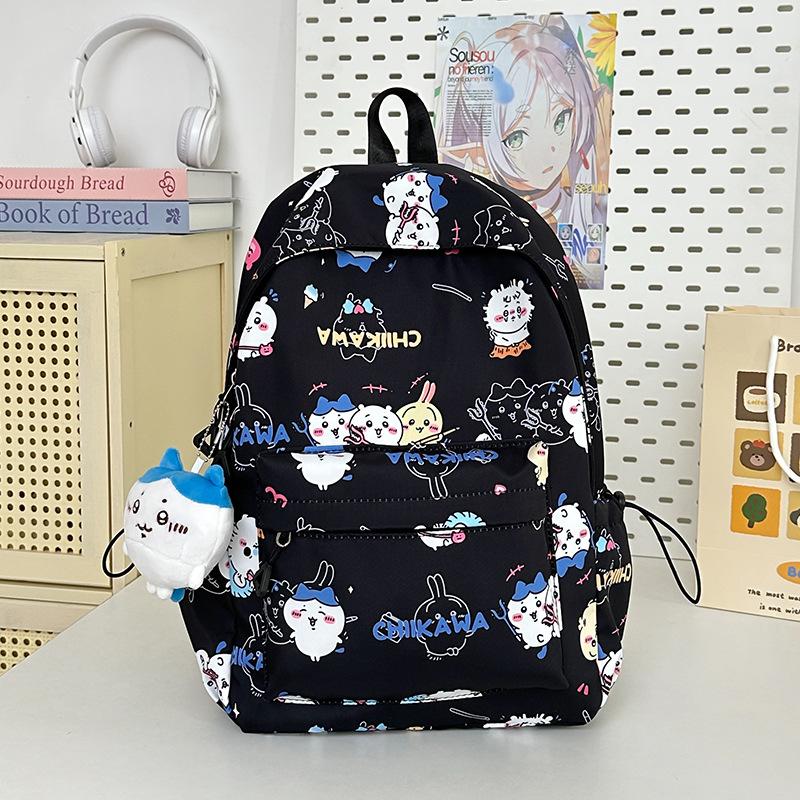 Schoolbag junior high school student backpack Japanese cartoon cute backpack large capacity travel schoolbag junior high school