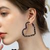 Lightweight Animal Pattern Geometric Dangle Earrings With Soft Flocking Finish Comfortable Wear Ear Accessories
