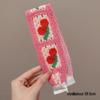 Floral Knit Choppy Bangs Sticker Headband for Women – Non-Slip Hair Magic for Washing Face.