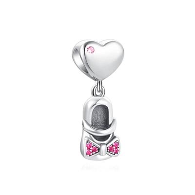 New Rose Heart Padlock Cherry Blossoms Dangle Charm Beads Fit Original Fashion Bracelet Pendant Diy Jewelry For Women