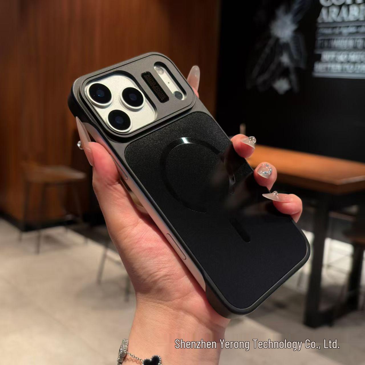 iPhone 17 Pro Max Borderless Magnetic Case - Frosted Heat Dissipation Protective Cover iPhone 15 Plus