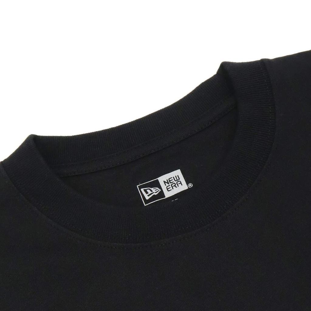 New Era Langarm Oversized Baumwolle Größe 23 Box ONSPOTZ und Stilvoll Klein und Plus Geschenkidee T-Shirt, Tee, (14566750, NER33A0174), Schwarz, XXL, Logo,