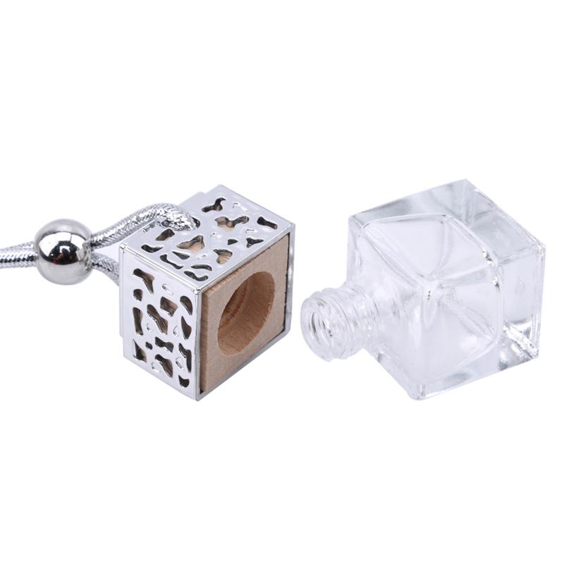 Odorizant Ornament Sticlă de parfum Pandantiv Uleiuri esențiale Sticla de parfum pentru mașină Auto Sticlă de sticlă suspendată Stil auto