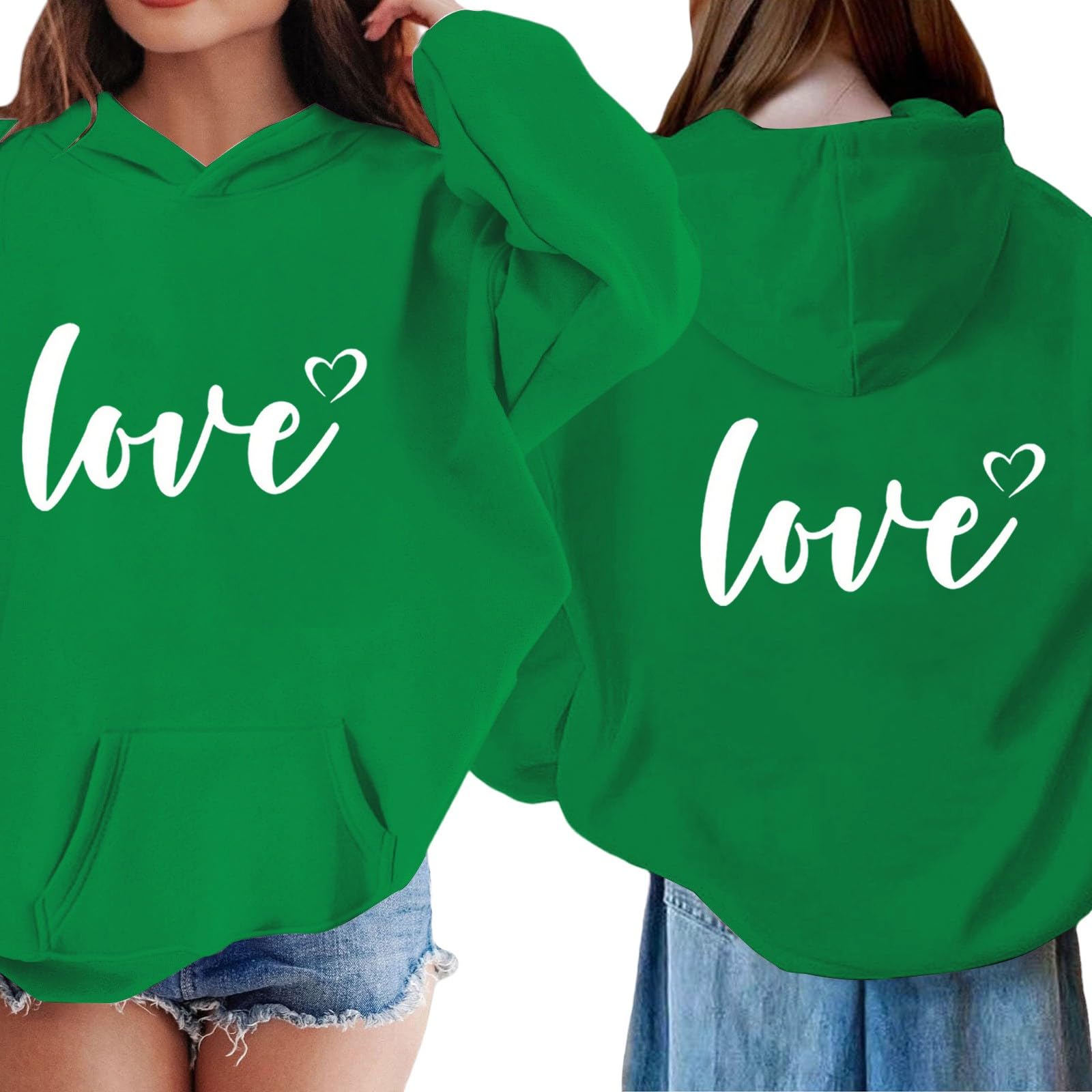 

Children s Fashionable Comfortable Casual Long,Sleeved Printed Hooded Top 110 зелений