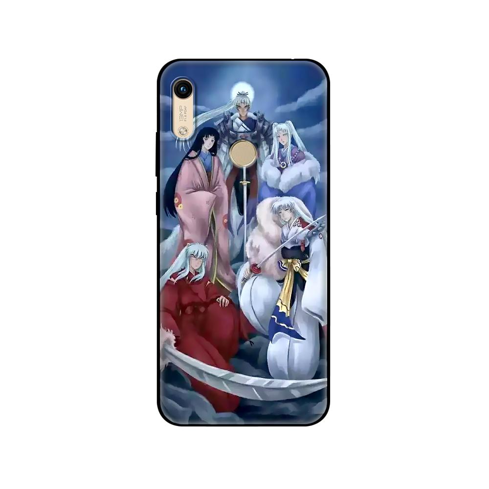 Black tpu Case For Huawei Honor 8a Prime 8s Prime 9 Lite honor 9A 9C 9X Premium 9x Pro 9S Case Cover Inuyasha