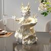 Home Decor Light Luxury Fiberglass Zodiac Dragon Ornament Living Room Decoration Office High-end Handicrafts