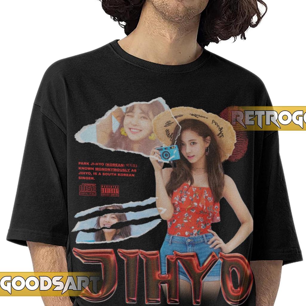JIHYO TWICE GIRLGROUP Band Shirt / Park Ji-hyo Twice Tour / Twice Kpop GirlbandConcertMerch / Ji-hyo Vintage Retro Tee