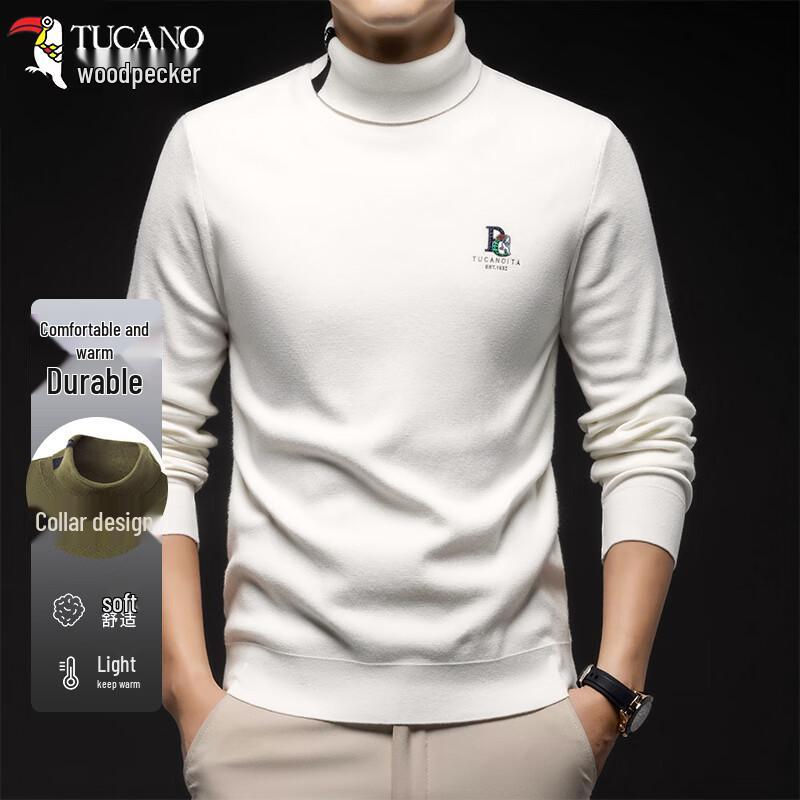 TUCANO Men's Warm Turtleneck Knit Sweater