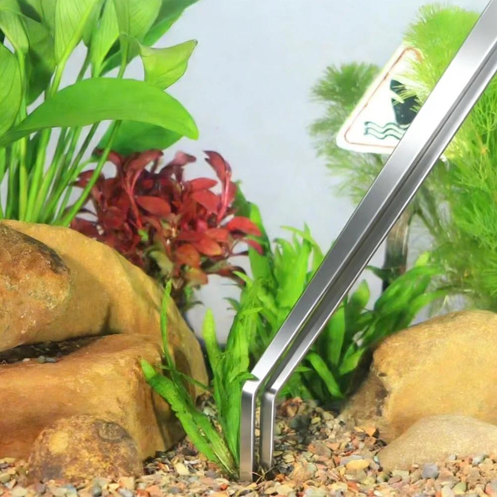 Professional Aquarium Maintenance Tool Stainless Steel Aquatic Plant Scissors Tweezers Spatula Tool for Fish Tank Cleaning