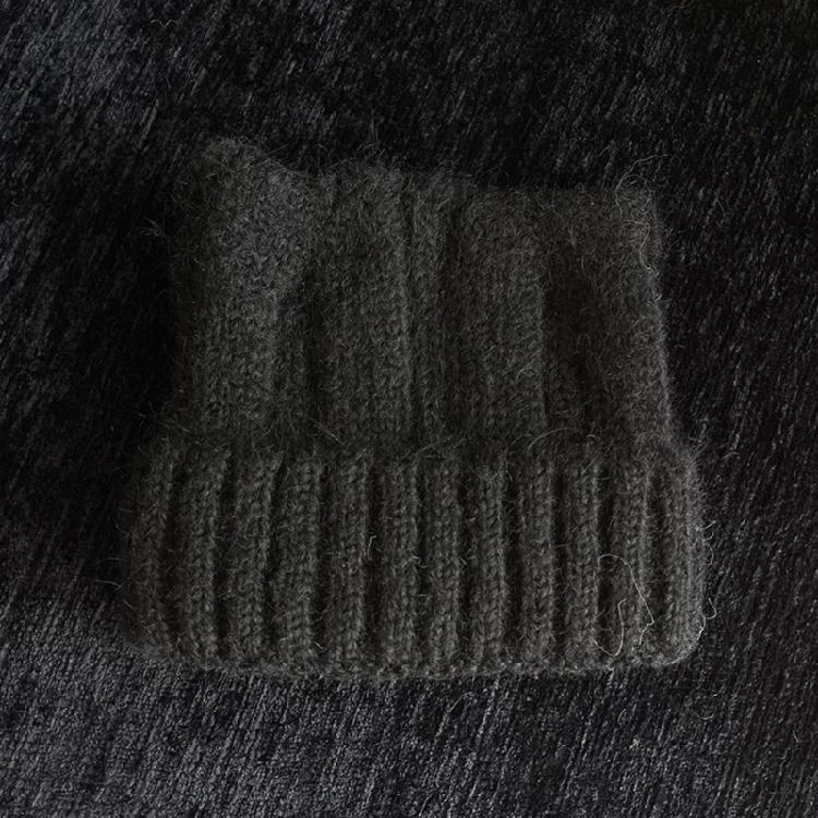 Crochet Devil Ear Hat for Women and Girl Popular 2000S Beanies Hat Soft Pullover Hat for Daily Use Outdoor Winter Headpiece